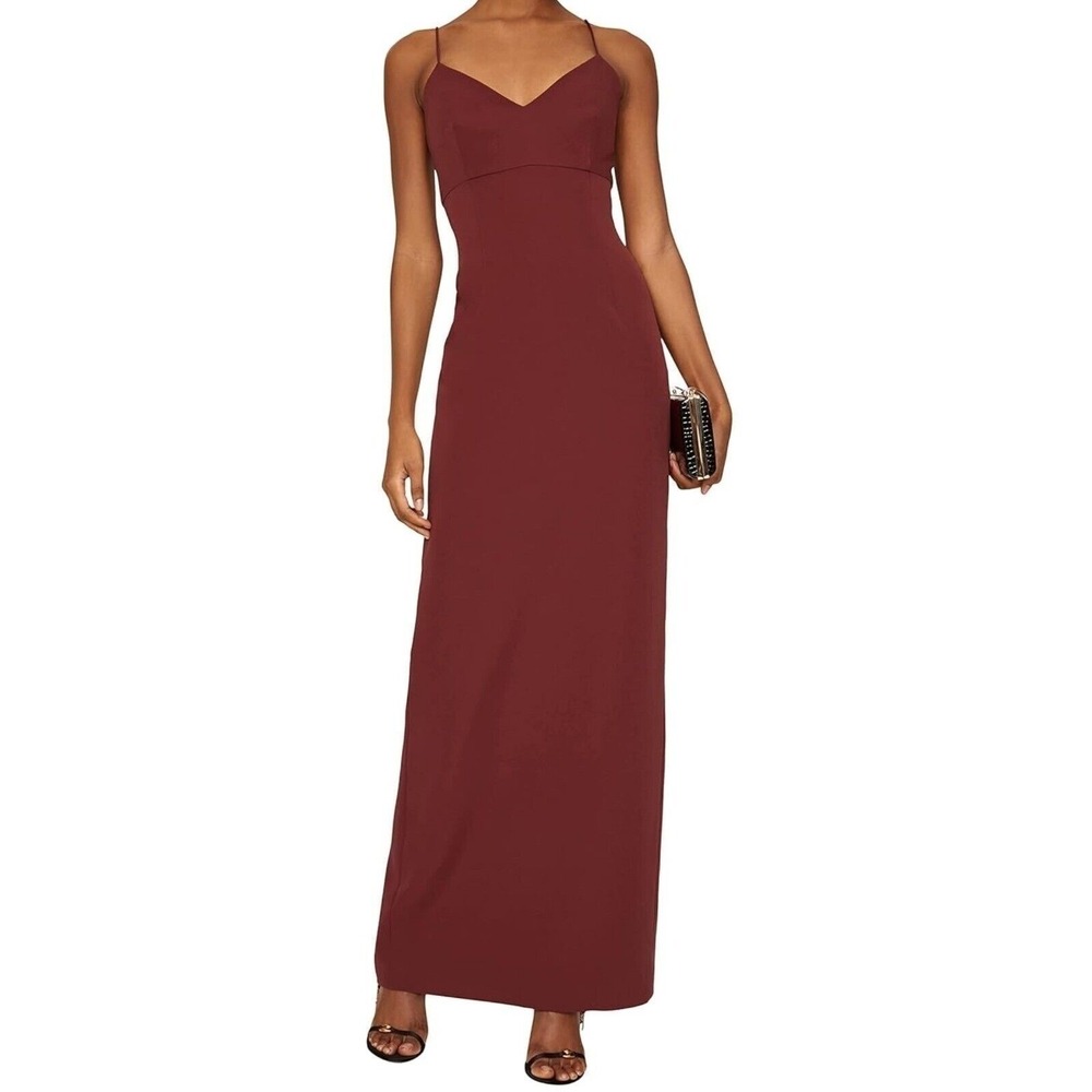 TOCCIN X Rent the Runway Red Maxi Dress Women 14 Spaghetti Strap Formal Event